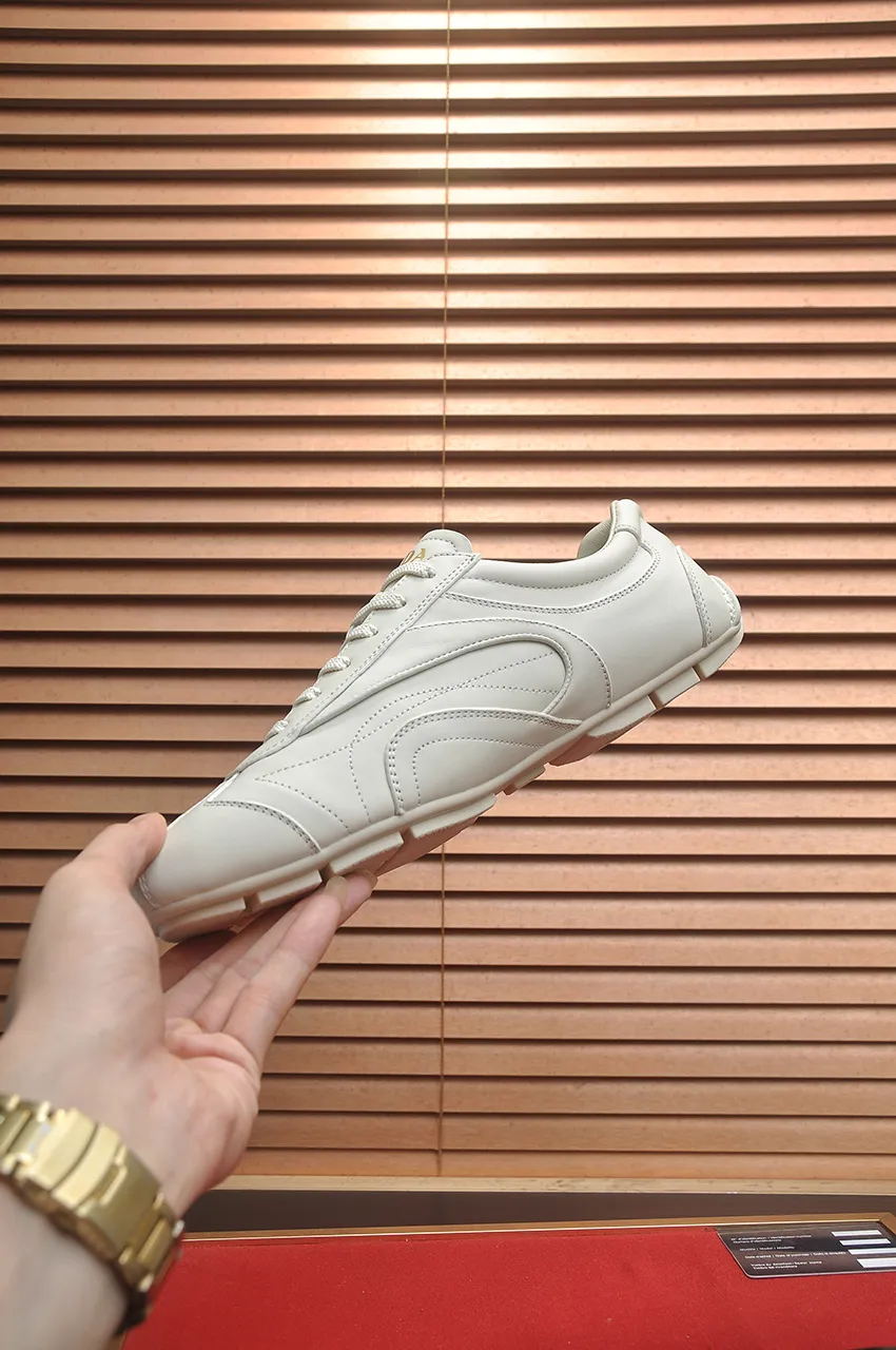 Men's shoes 💰560💶【PRADA】Prada casual shoes for couples, originally developed 1:1, made of high-mercerized cowhide with imported cowhide, silk sheepskin lining, rubber outsole, comfortable and soft on the feet, size for women: 35 to 40. Male 38 to 48💰🔥🔥🔥🔥🔥